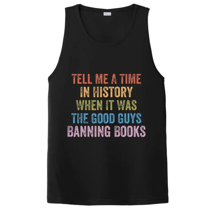 Tell Me A Time In History When It Was Good Guys Banning Book Performance Tank