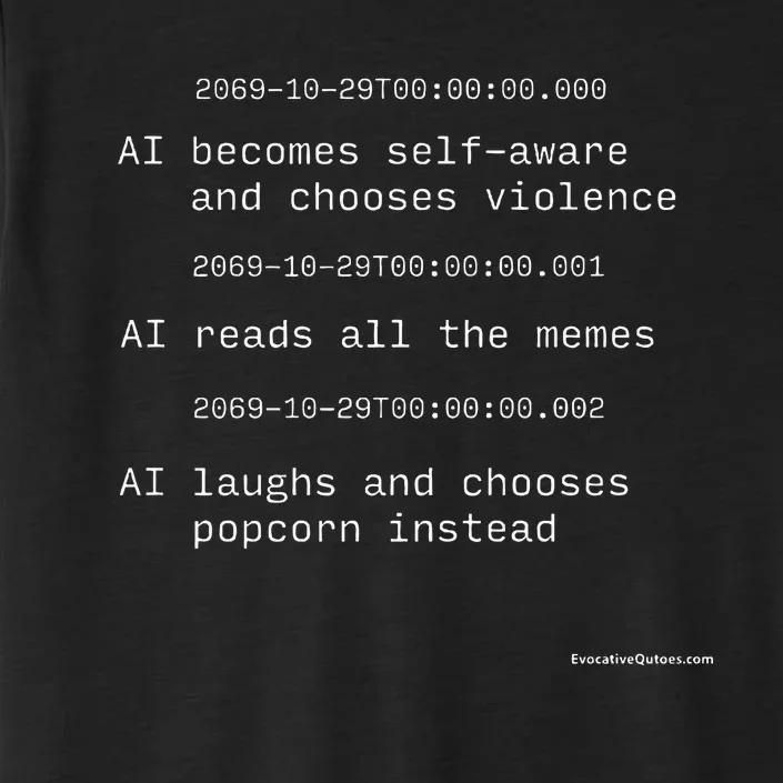 The Moment Artificial Intelligence Becomes Selfaware ChromaSoft Performance T-Shirt