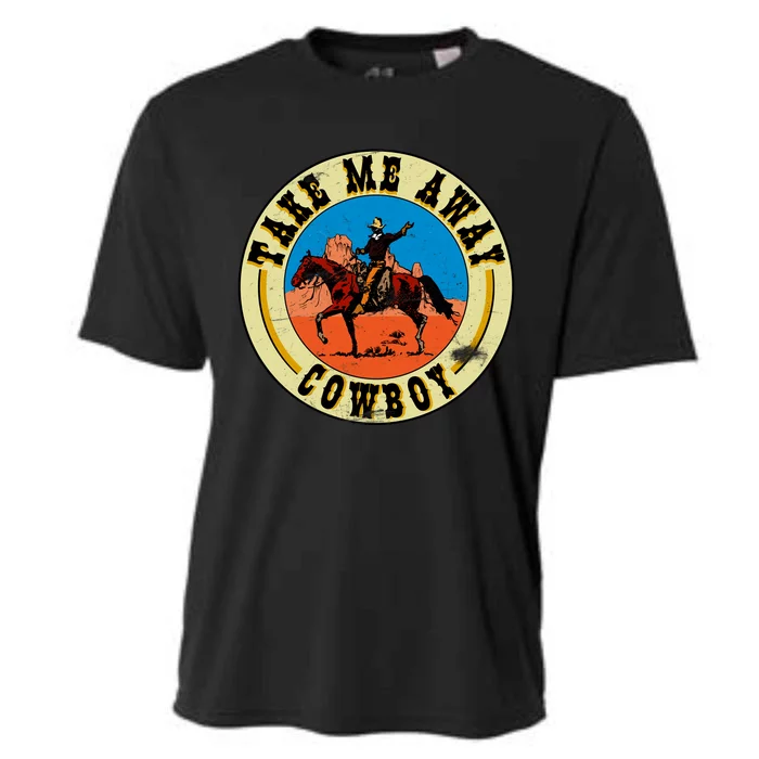 Take Me Away Cowboy Cooling Performance Crew T-Shirt