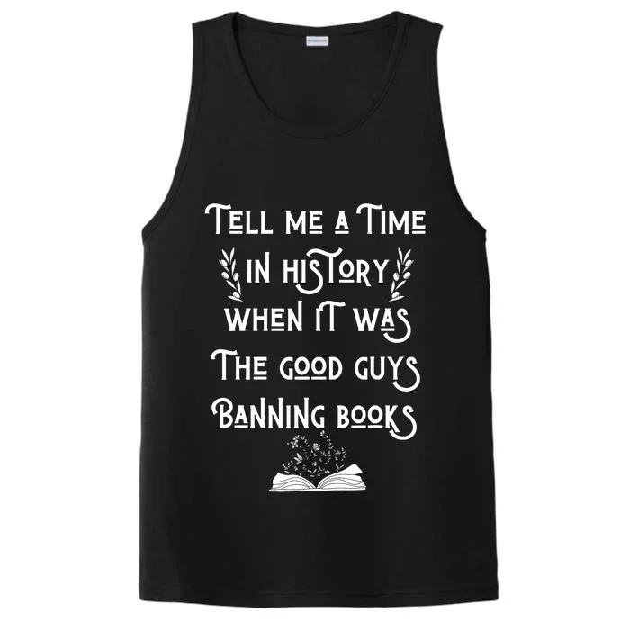 Tell Me A Time In History When It Was Good Guys Banning Book Performance Tank