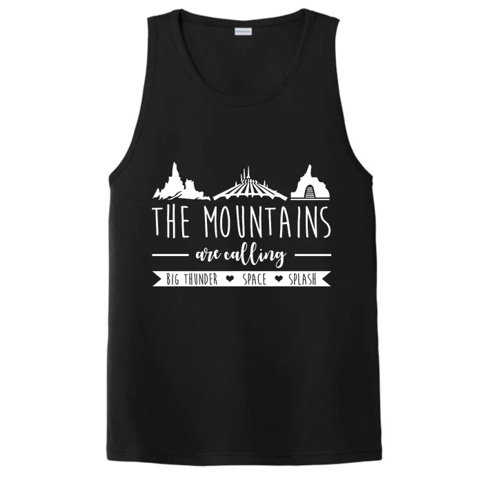 The Mountains Are Calling Big Thunder Space Splash Performance Tank