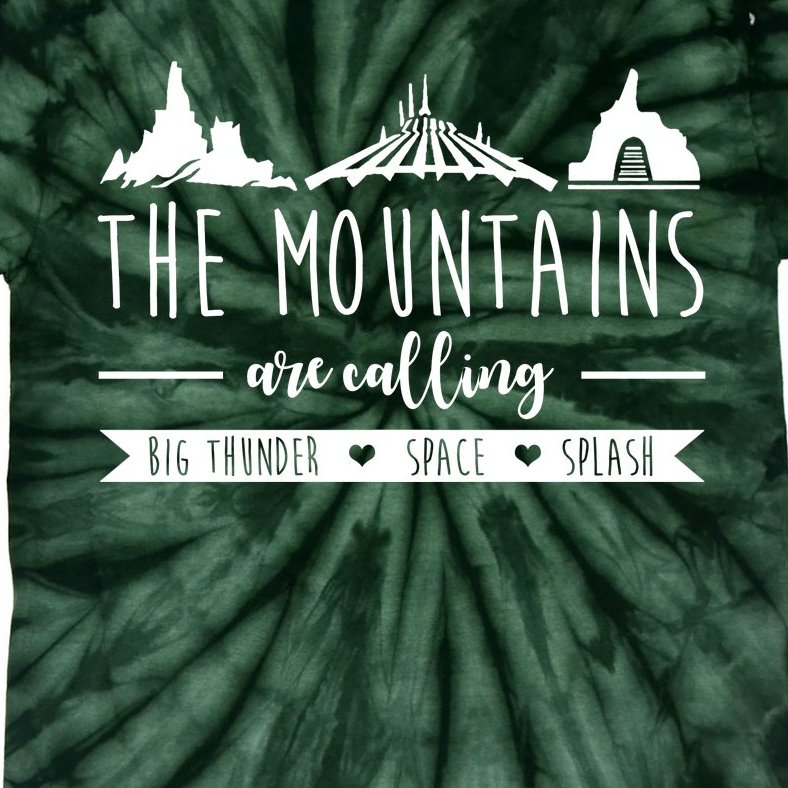 The Mountains Are Calling Big Thunder Space Splash Tie-Dye T-Shirt