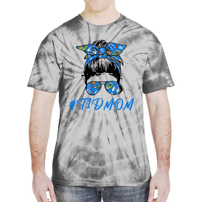 T1D Mom  A T1D Proud Mom For Diabetes Awareness Tie-Dye T-Shirt