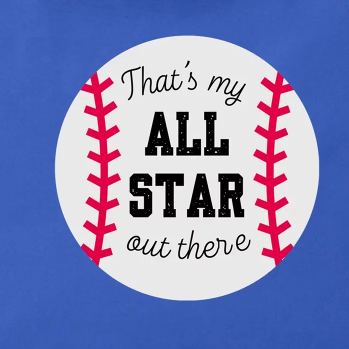 ThatS My All Star Baseball Cool Gift For Moms On Game Day Gift Zip Tote Bag