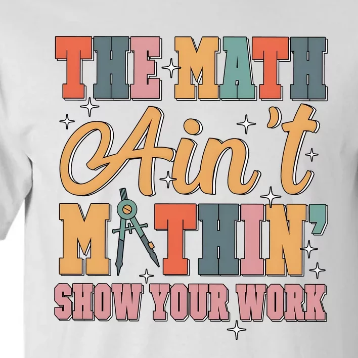 The Math AinT Mathin Meme Tall T-Shirt