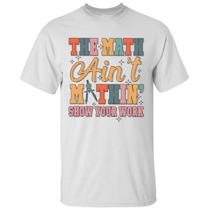 The Math AinT Mathin Meme Tall T-Shirt