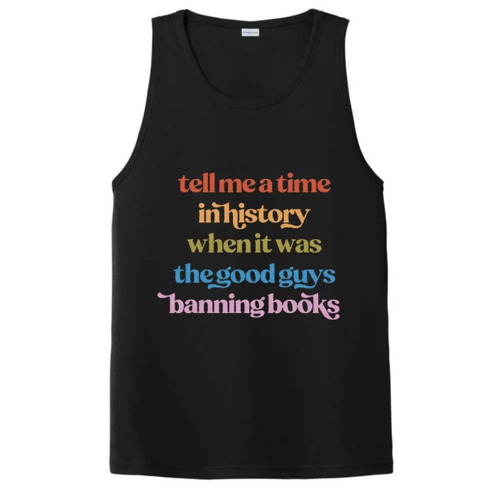 Tell Me A Time In History When It Was Good Guys Banning Book Performance Tank