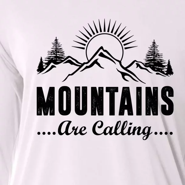 The Mountains Are Calling Funny Cooling Performance Long Sleeve Crew