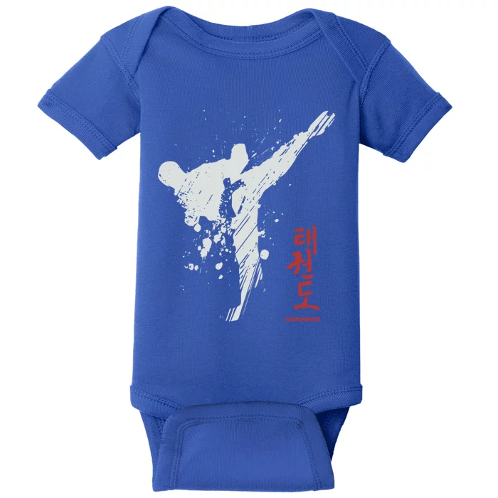 Taekwondo Martial Arts Tkd Gift Baby Bodysuit