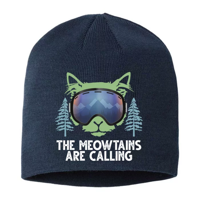 The Meowtains Are Calling 8 1/2in Sustainable Knit Beanie