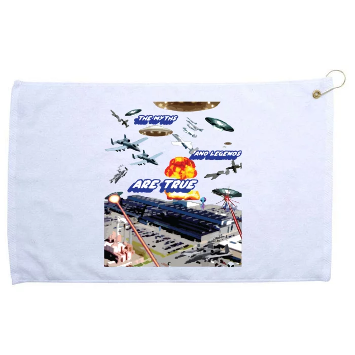 The Myths And Legends Are True Grommeted Golf Towel