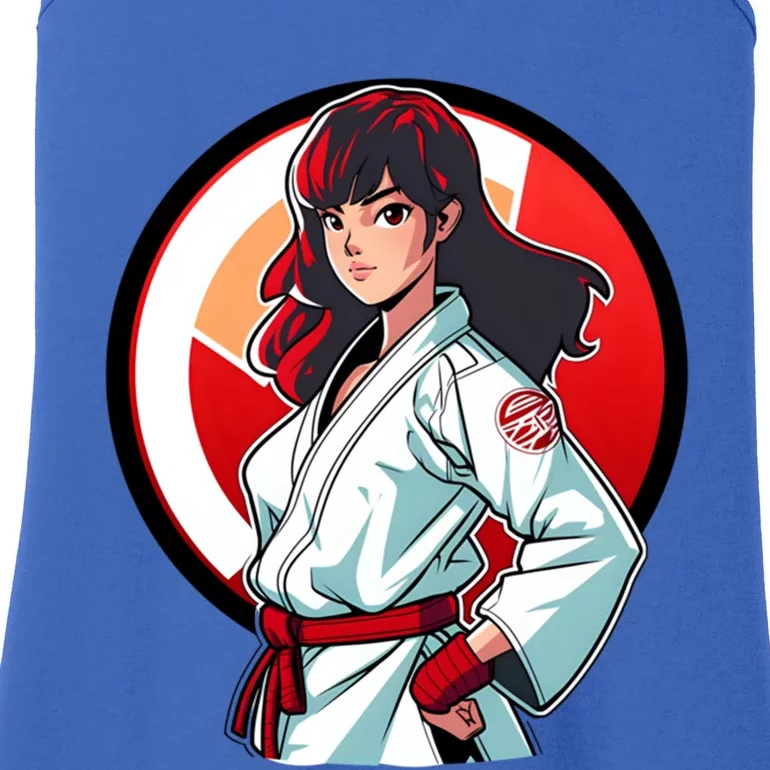 Taekwondo Mom As A Fighter Design Taekwondo Fighter Gift Ladies Essential Tank