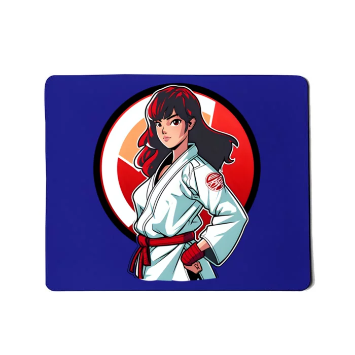 Taekwondo Mom As A Fighter Design Taekwondo Fighter Gift Mousepad