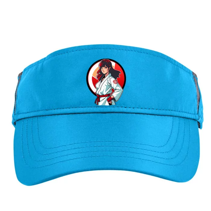 Taekwondo Mom As A Fighter Design Taekwondo Fighter Gift Adult Drive Performance Visor