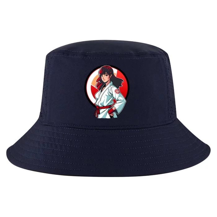 Taekwondo Mom As A Fighter Design Taekwondo Fighter Gift Cool Comfort Performance Bucket Hat