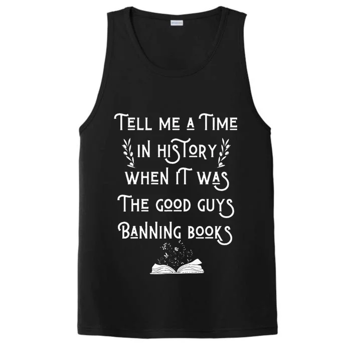 Tell Me A Time In History When It Was Good Guys Banning Book Performance Tank