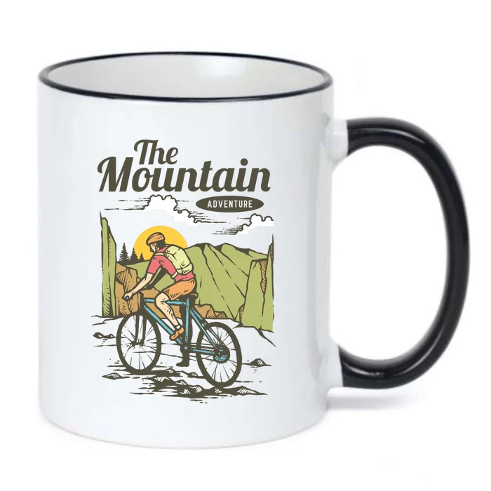 The Mountain Adventure Black Color Changing Mug