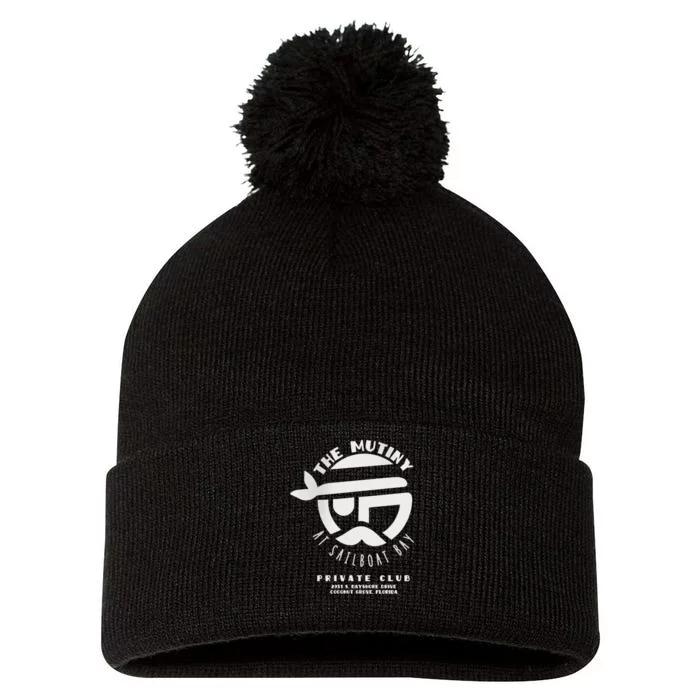 The Mutiny At Sailboat Bay Private Club Pom Pom 12in Knit Beanie