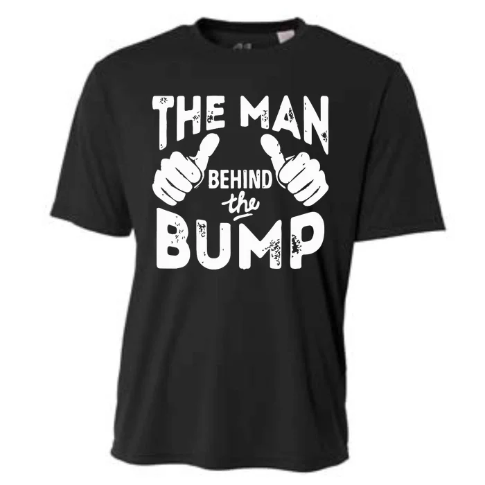 The Man Behind The Bump First Time Dad Cooling Performance Crew T-Shirt