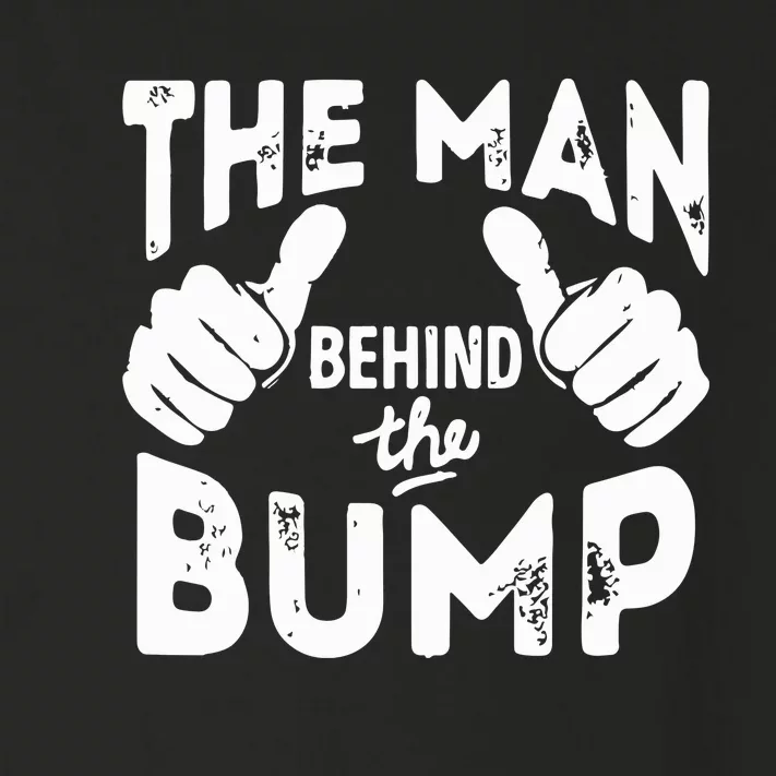 The Man Behind The Bump First Time Dad Toddler Long Sleeve Shirt