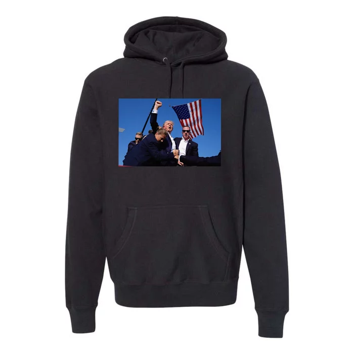 Trump Meme Butler Pennsylvania Trump Rally Today Trump 2024 Premium Hoodie