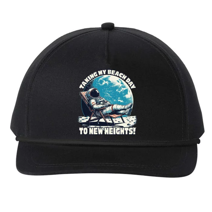 Taking My Beach Day To New Heights Astronaut Great Gift Snapback Five-Panel Rope Hat