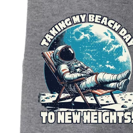 Taking My Beach Day To New Heights Astronaut Great Gift Doggie 3-End Fleece Hoodie