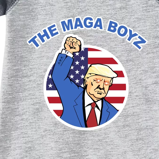 The Maga Boyz Trump Infant Baby Jersey Bodysuit