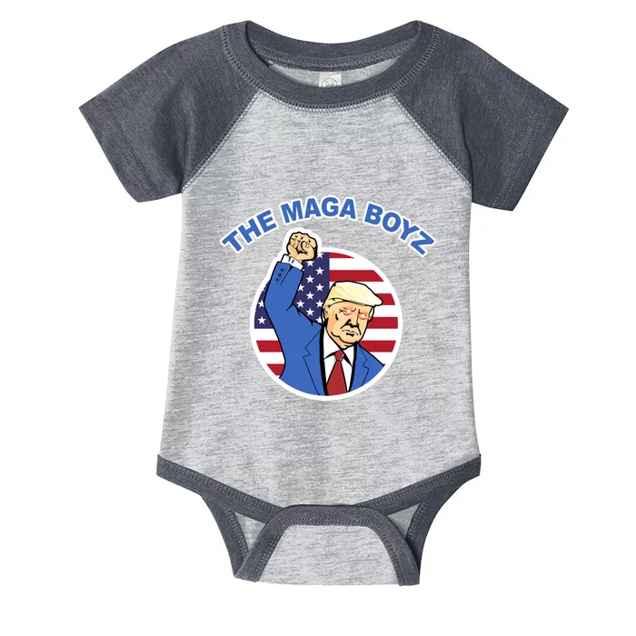 The Maga Boyz Trump Infant Baby Jersey Bodysuit