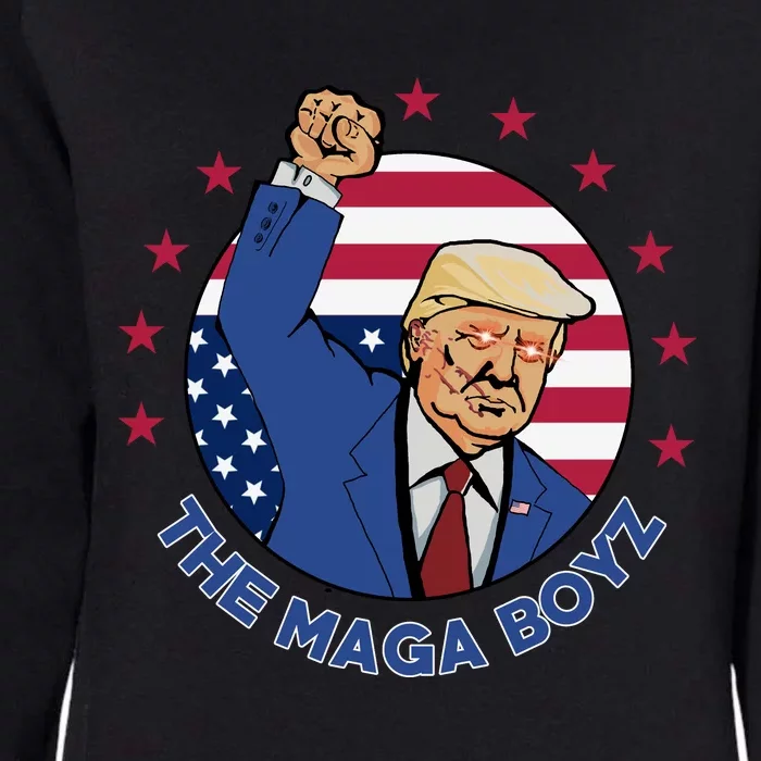 The Maga Boyz Trump Womens California Wash Sweatshirt