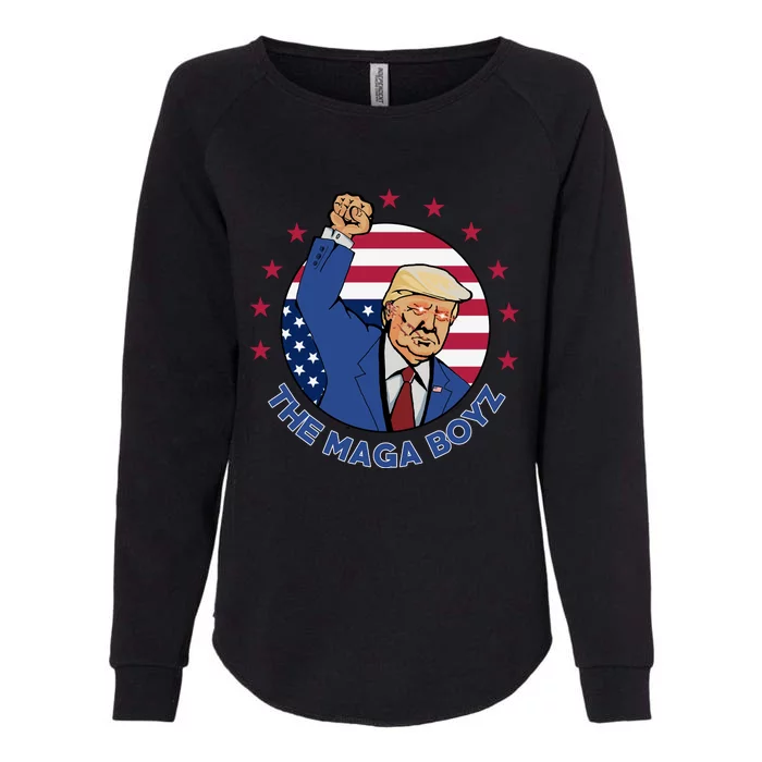 The Maga Boyz Trump Womens California Wash Sweatshirt