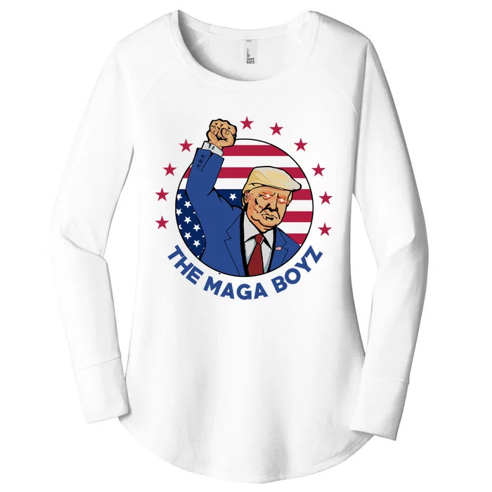 The Maga Boyz Trump Women's Perfect Tri Tunic Long Sleeve Shirt