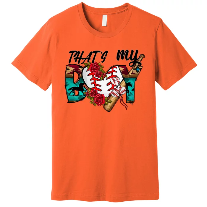 That's My Boy Cool Baseball Design Premium T-Shirt