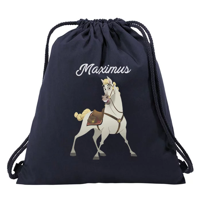 Tangled Maximus Best Horse Pose Drawstring Bag