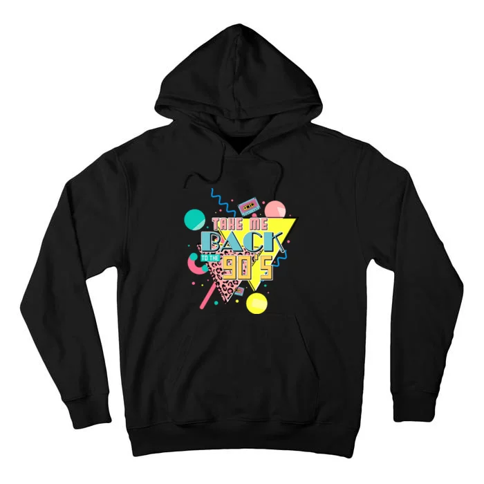 Take Me Back To The 90s Vintage Birthday Retro Style90s Lover Party Tall Hoodie