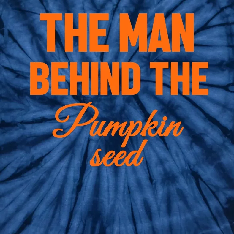 The Man Behind The Pumpkin Seed Halloween Pregnant Tie-Dye T-Shirt