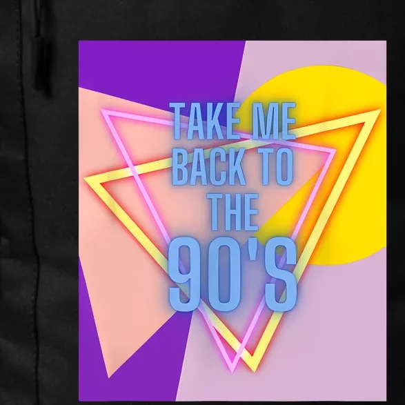 Take Me Back To The 90s Clothing Music Concert Party Daily Commute Backpack