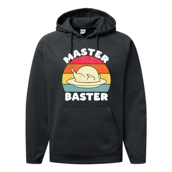 Thanksgiving Master Baster Performance Fleece Hoodie