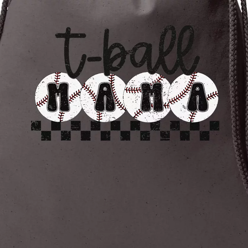 Tball Mama Baseball Sport Season Mom Game Day MotherS Day Drawstring Bag