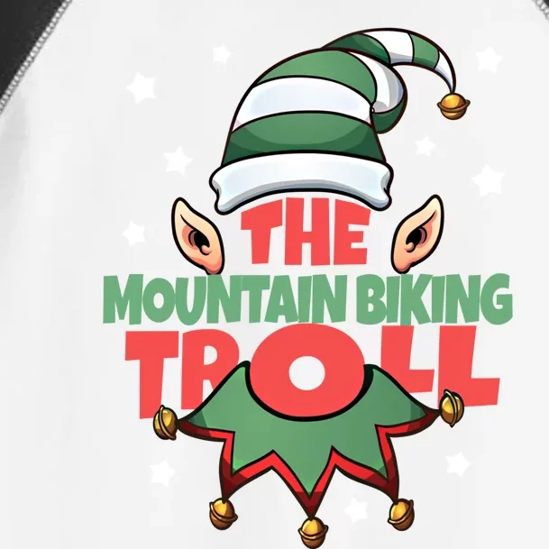 The Mountain Biking Troll Funny Christmas Pajama Gift Mountain Cute Gift Toddler Fine Jersey T-Shirt