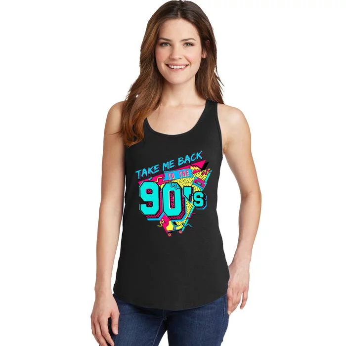 Take Me Back To The 90's Retro Old Ladies Essential Tank