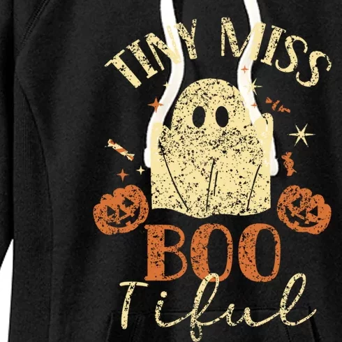 Tiny Miss Bootiful Spooky Costume Halloween Gift Women's Fleece Hoodie