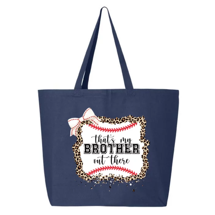 Thats My Brother Out There Cute Baseball Game Day 25L Jumbo Tote