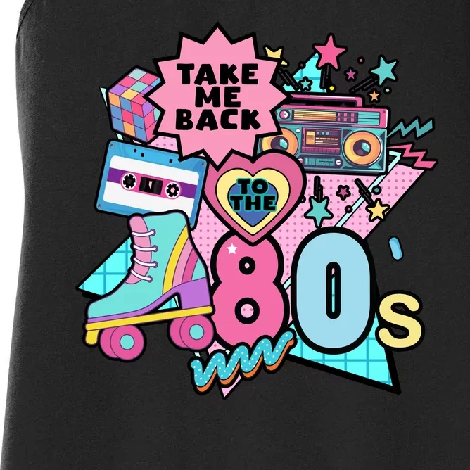 Take Me Back To The 80s Retro Women's Racerback Tank