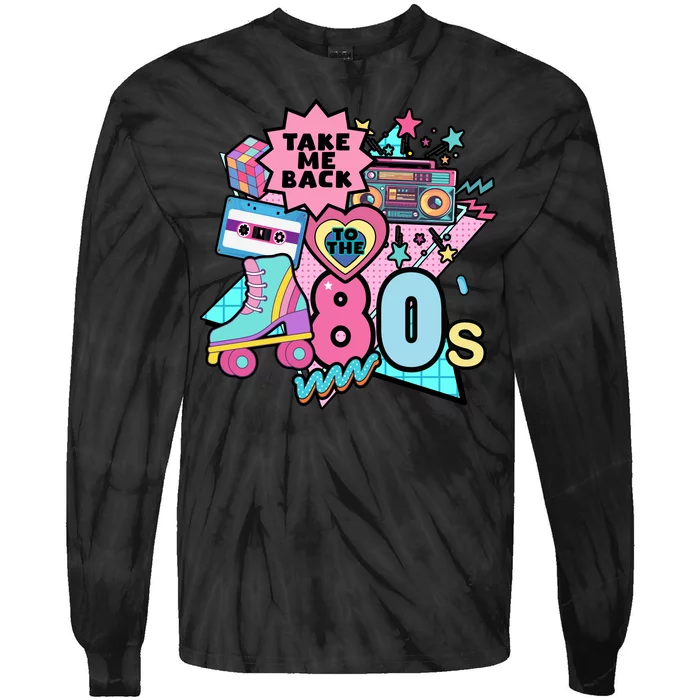 Take Me Back To The 80s Retro Tie-Dye Long Sleeve Shirt