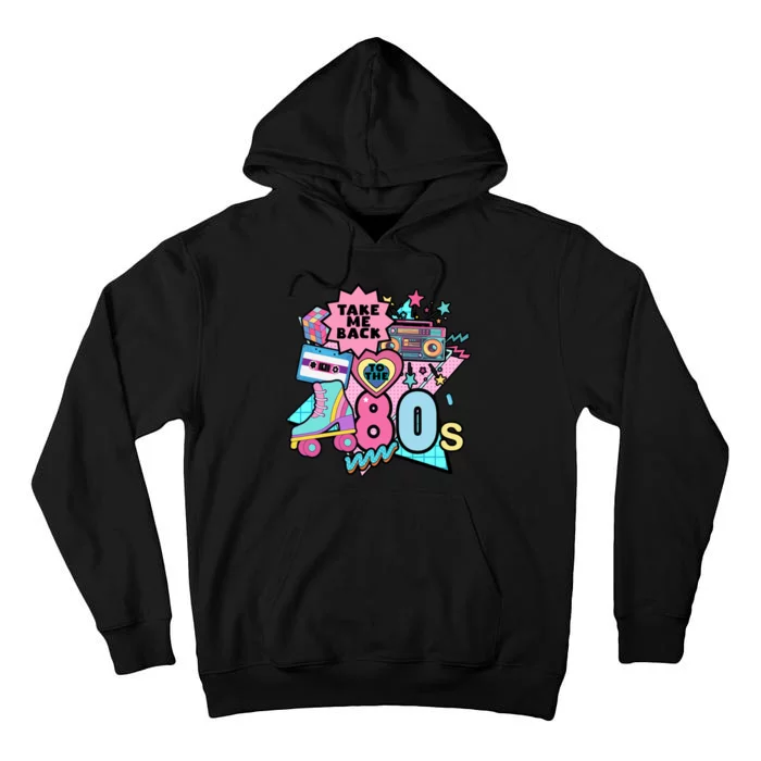 Take Me Back To The 80s Retro Tall Hoodie