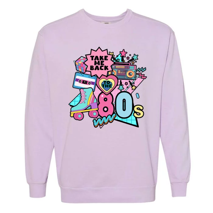 Take Me Back To The 80s Retro Garment-Dyed Sweatshirt