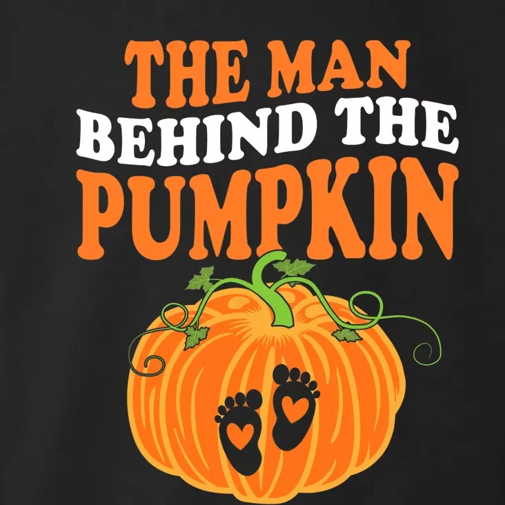 The Man Behind The Pumpkin Dad Halloween Pregnancy Reveal Toddler Hoodie