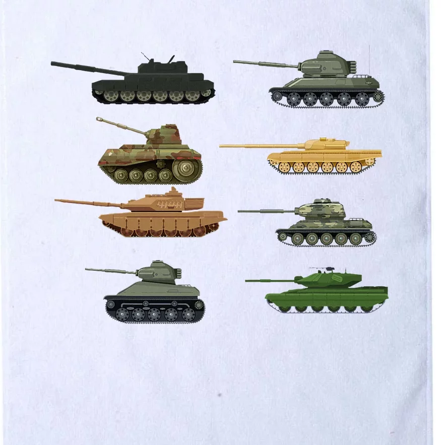 Tank Military Birthday Platinum Collection Golf Towel