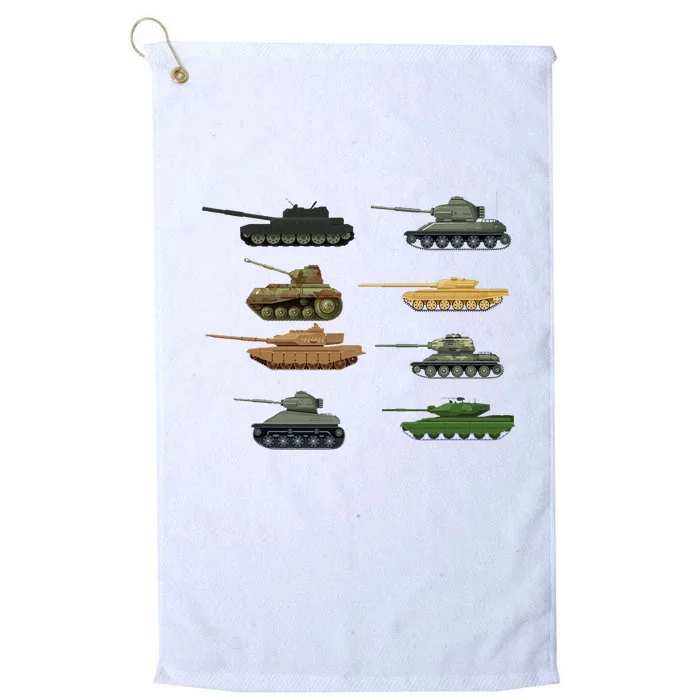 Tank Military Birthday Platinum Collection Golf Towel